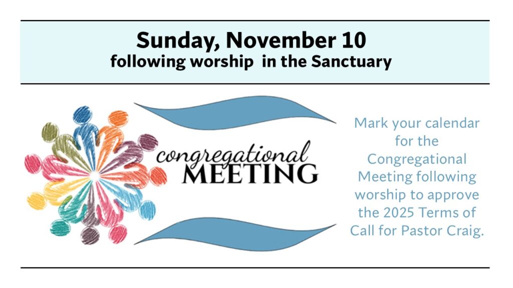 Congregational Meeting